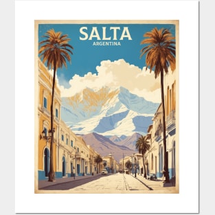 Salta Argentina Vintage Tourism Poster Posters and Art